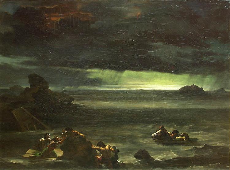 unknow artist Gericault deluge Sweden oil painting art